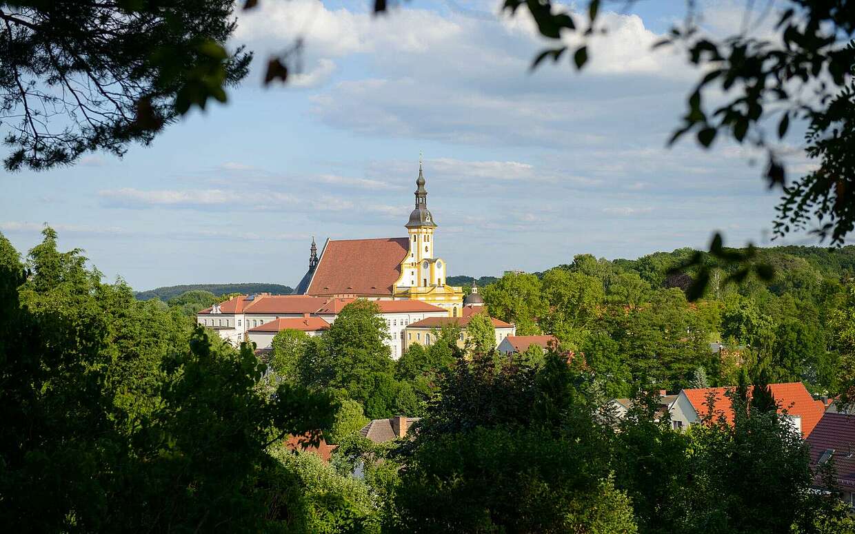 Blick auf das Kloster Neuzelle