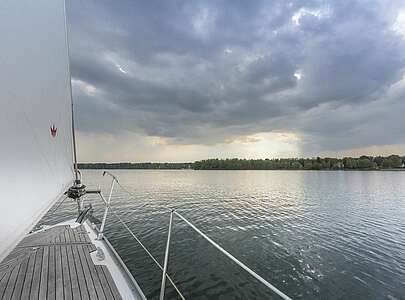 Segelboot auf Scharmützelsee