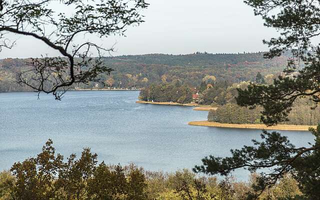 Blick auf den Schermützelsee bei Buckow