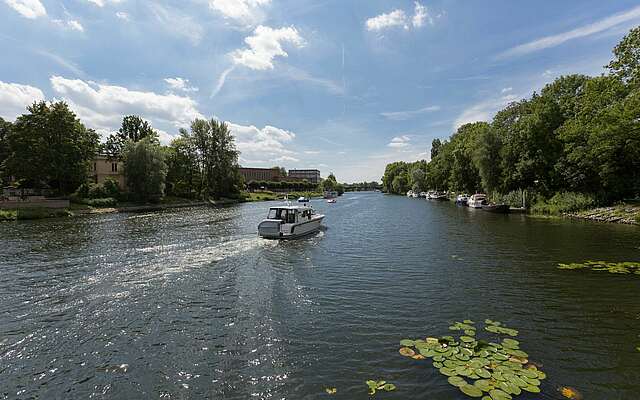 Mit dem Boot unterwegs in Brandenburg an der Havel