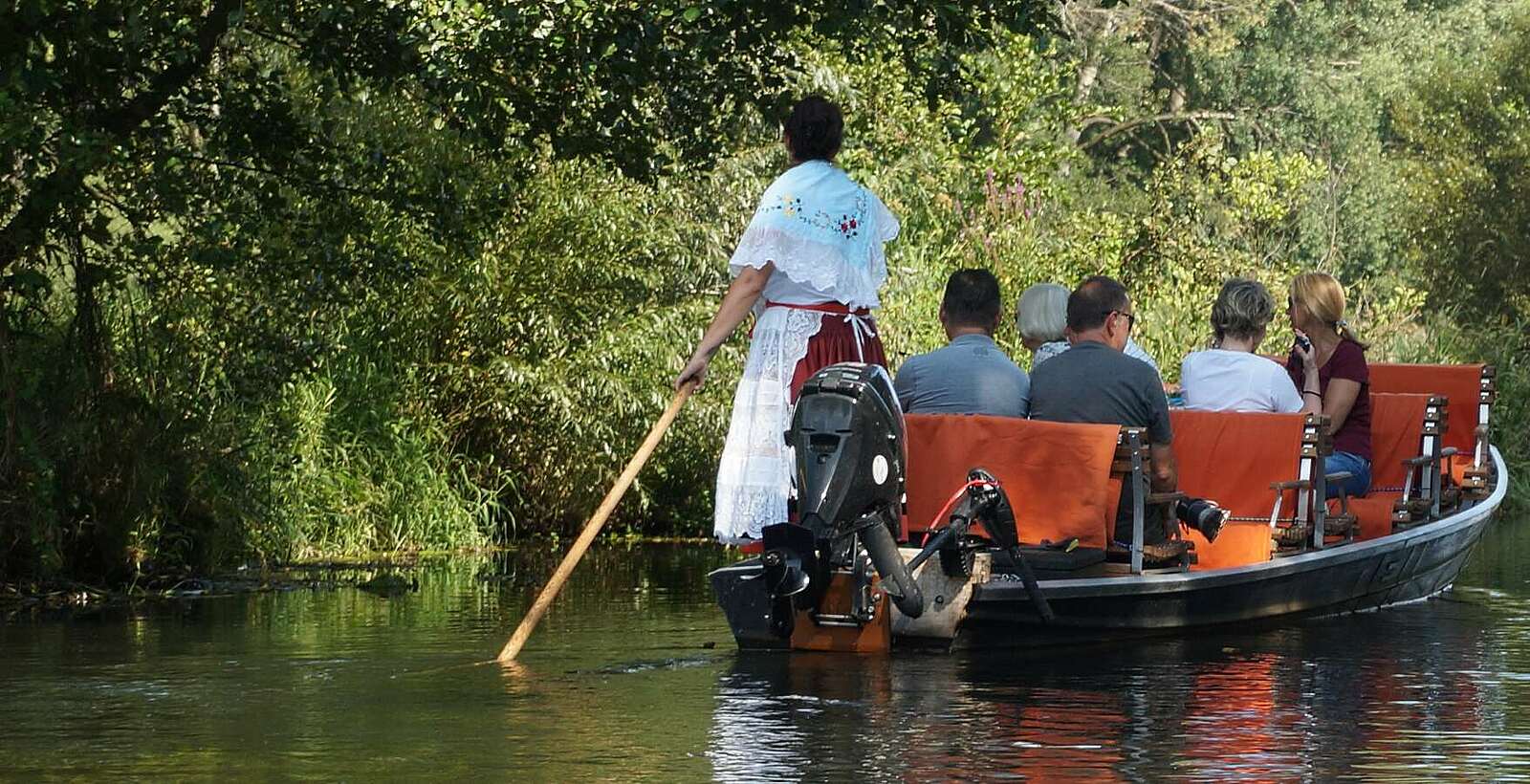 Kahnfahrt im Spreewald Schlepzig Hauptspree,
        
    

        Picture: TMB/Jan Hoffmann