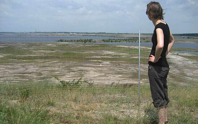 Tagebausee im Lausitzer Seenland