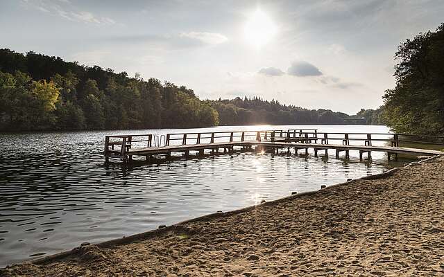 Am Strand des Obersees