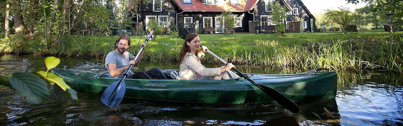 Kanutour zu zweit im Spreewald