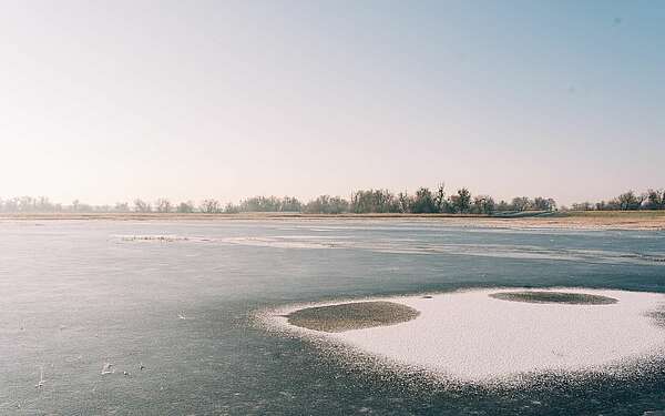 Weg der Auenblicke im Winter