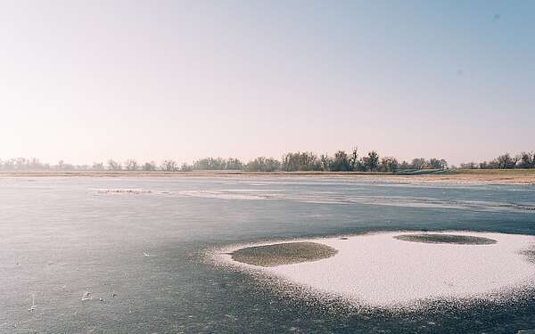 Weg der Auenblicke im Winter