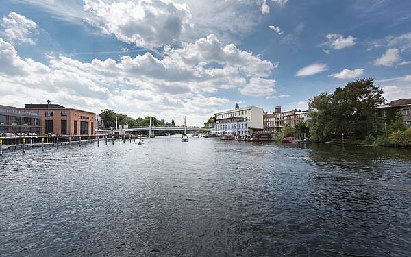 Jahrtausendbrücke in Brandenburg/Havel.