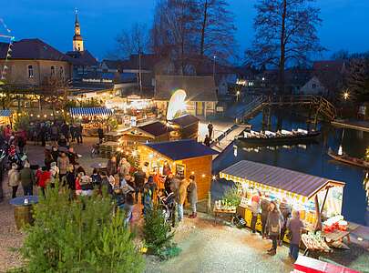 Spreewaldweihnacht in Lübbenau.
