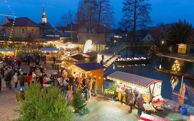Spreewaldweihnacht in Lübbenau.