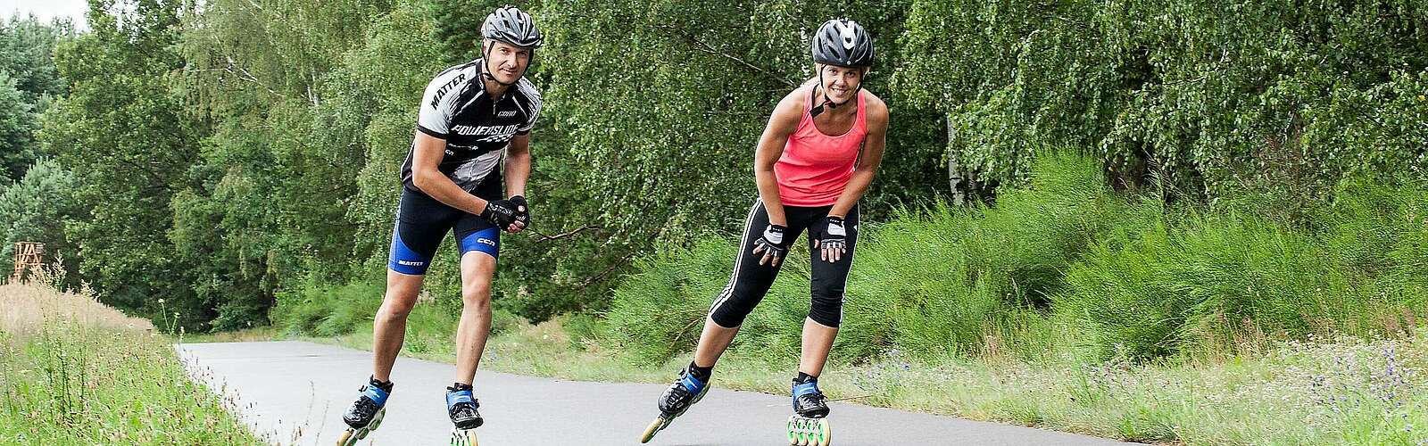 Skater auf der Flaeming-Skate,
            
        
                Picture: Tourismusverband Fläming e.V./Jedrzej Marzecki