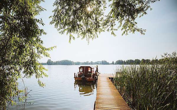 Floßtour auf dem Schwielochsee