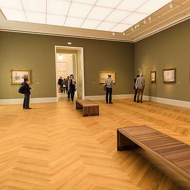 Besucher im Museum Barberini