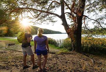 Wanderer am Roofensee