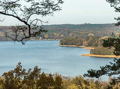 Blick auf den Schermützelsee bei Buckow