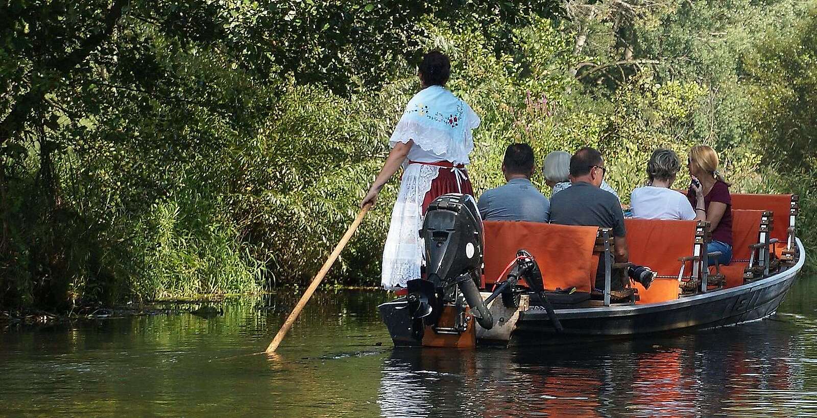 Kahnfahrt im Spreewald Schlepzig Hauptspree