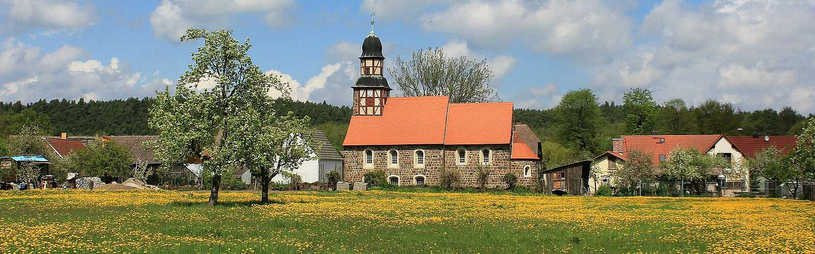 Blick auf die Dorfkirche Raben,
            
        
                
                
                    Picture: Kein Urheber bekannt