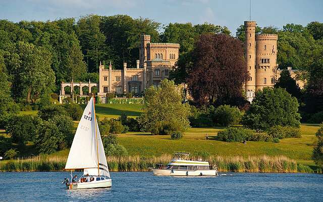 Blick auf Schloss Babelsberg
