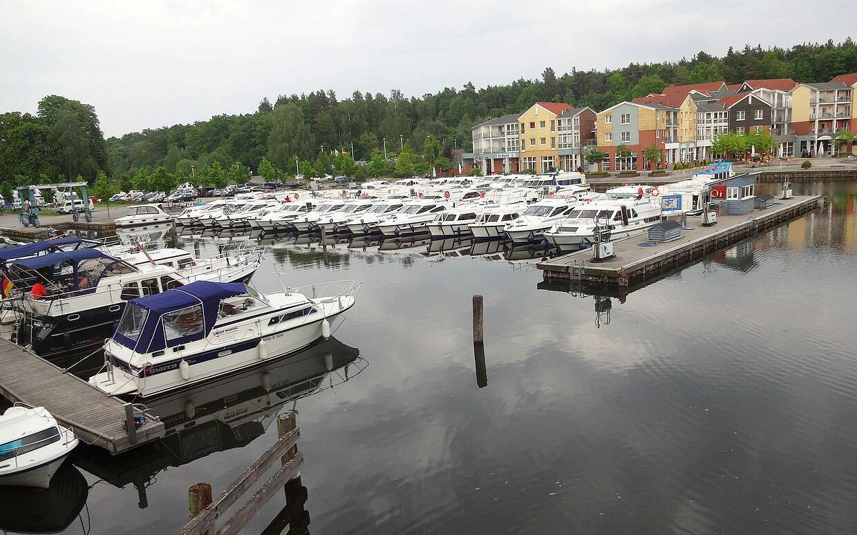 An der Marina Wolfsbruch in Rheinsberg